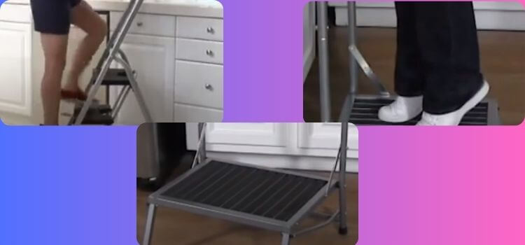 step stool with handle